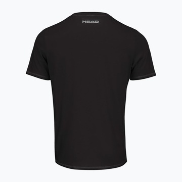 Мужская теннисная рубашка HEAD Club Ivan, черная 811033BK S