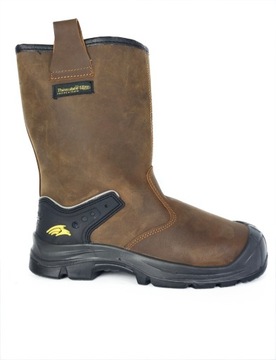 Buty robocze męskie ZIMOWE wysokie obuwie WSUWANE Perf RIGGER S3 46