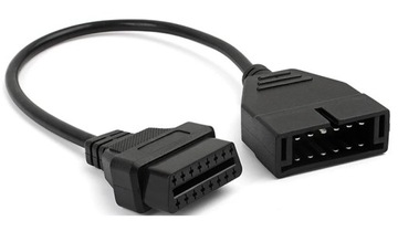 Przejściówka Kabel adapter OBD2 DAEWOO LANOS NUBIRA MATIZ 12pin