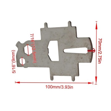 -3x Deck Fill Plate Key Replacement Fitting Portable High Performance Spare