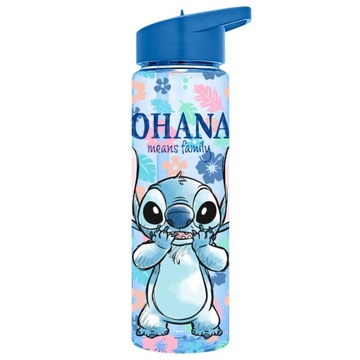 Butelka plastikowa Disney - Stitch Ohana (600 ml)