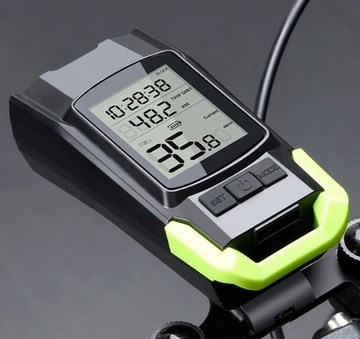 СВЕТОДИОДНАЯ ВЕЛОСИПЕДНАЯ ФАРА, БЕСПРОВОДНОЙ СЧЕТЧИК, СИГНАЛ