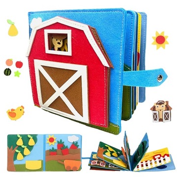 TABLICA MANIPULACYJNA BUSY BOARD MONTESSORI DLA MAŁYCH DZIECI