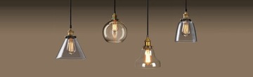 LOFT INDUSTRIAL VERTO B СТЕКЛЯННЫЙ ПОДВЕСНОЙ СВЕТИЛЬНИК