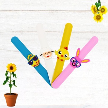 Пасхальные браслеты Силиконовые браслеты 4 шт.