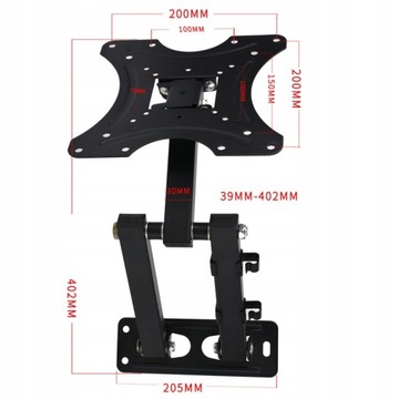 OBROTOWY ŚCIENNY UCHWYT WIESZAK DO TELEWIZORA TV VESA 32-55 CALE