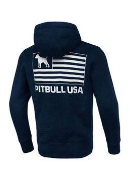 PITBULL WEST COAST BLUZA MĘSKA ROZPINANA PITBULL USA GRANATOWA ROZMIAR L