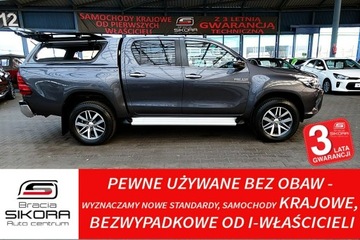 Toyota Hilux VIII Podwójna kabina 2.4 D-4D 150KM 2020 Toyota Hilux AUTOMAT GWARAN 1WŁ Kraj Bezwypad