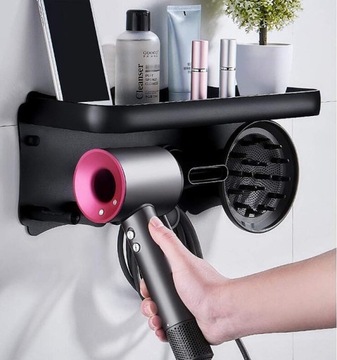 Dyson suszarka do włosów półka łazienkowa czarny