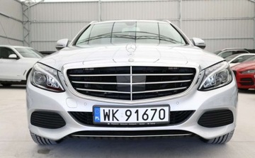Mercedes Klasa C W205 Kombi 200 BlueTEC 136KM 2017 Mercedes-Benz Klasa C C180 1.6 D 136 KM Ideal Bezwypadkowy 2017r Warszawa, zdjęcie 1