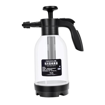 Przezroczysty ręczny pistolet do piany samochodowej o pojemności 2000 ml.