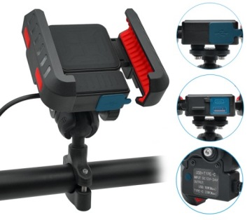 Мотоциклевая ручка антивибрационного зарядного устройства USB-C PD 36W USB-A Камеры