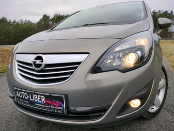 Opel Meriva II Mikrovan 1.4 Turbo ECOTEC 120KM 2011 OPEL MERIVA-B COSMO *1.4 TURBO NAVI PANORAMA KLIMATRONIC PÓŁSKÓRY ALU-FELGI