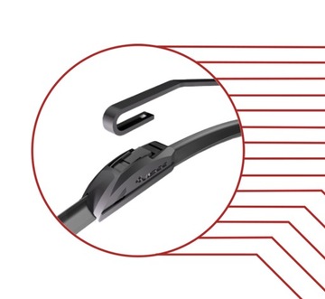 ЗАДНИЙ СТИРАТЕЛЬ BOSCH H341 КРЮК 340MM