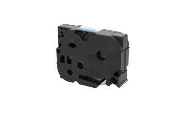 Сменный скотч для Brother TZE-541 18мм синий/черный