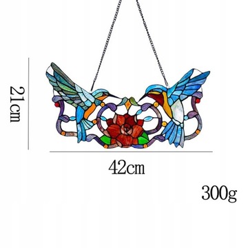 Витраж Колибри Украшение Окна Подвески Птица