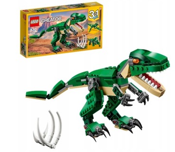 LEGO Creator 3in1 Bricks Динозавр T-REX Трицератопс Птеродактиль