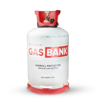 Butla z lekkiej stali GasBank DUPLEX LS 11kg