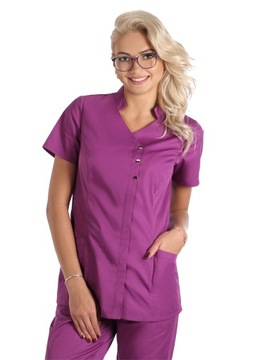 ŻAKIET kosmetyczny rozpinany fartuch 16 kol. 3XL
