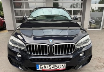 BMW X6 F16 Crossover xDrive50i 450KM 2017 BMW X6 Salon Polska Czujniki Kamera Automat 4.4 Benzyna 450KM, zdjęcie 25