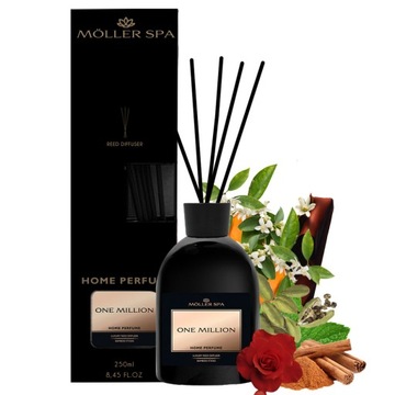 ZAPACH PERFUM ONE MILLION DO DOMU DYFUZOR PATYCZKI ODŚWIEŻACZ 250ml 90 DNI