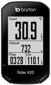 Licznik rowerowy navi BRYTON RIDER 420T SPD+CAD+HR