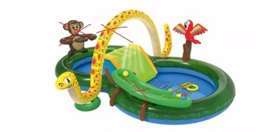 PLAYTIVE BASEN DMUCHANY OWALNY WODNY PLAC ZABAW
