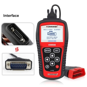 Konnwei KW808 OBD2 диагностический тестер и сканер аккумулятора