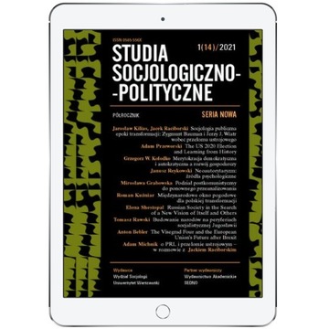Studia Socjologiczno-Polityczne 1(14)/2021