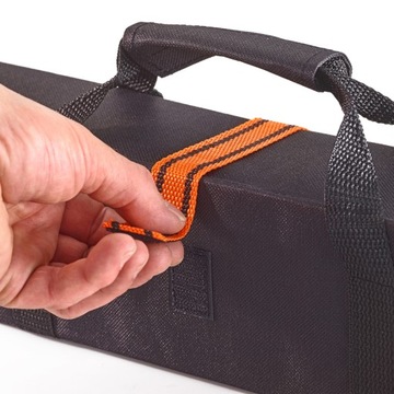 ГРИЛЬНЫЙ НАБОР СТОЛОВЫХ ПРИБОРОВ ДЛЯ ГРИЛЯ 5 ПРЕДМЕТОВ + СУМКА