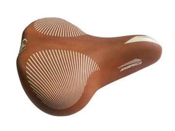 MONTE GRAPPA AMERICA brązowe - siodełko rowerowe