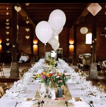 БОЛЬШИЕ БЕЛЫЕ МЕТАЛЛИЧЕСКИЕ ШАРЫ ДЛЯ ПРИЧАЩЕНИЯ, СВАДЬБЫ, ДНЯ РОЖДЕНИЯ, СВАДЬБЫ, 100 ШТ.