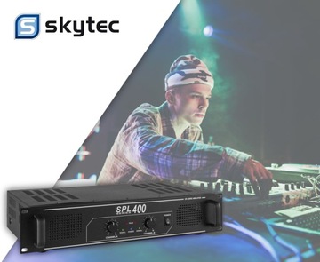 Усилитель мощности AMPLIFIER 2x 200 Вт Skytec SPL 400