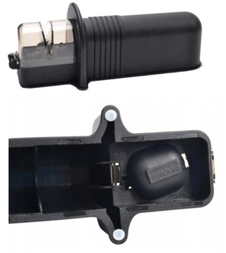 НАБОР ИЗ 5 ЧЕРНЫХ НОЖЕЙ + ТОЧИЛКА FISKARS