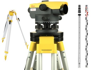Niwelator optyczny LEICA NA320 PEŁNY ZESTAW nowość