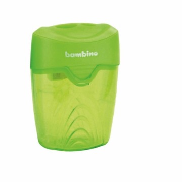 Двойная точилка BAMBINO с контейнером | ДЕТСКИЙ САД | ШКОЛА |