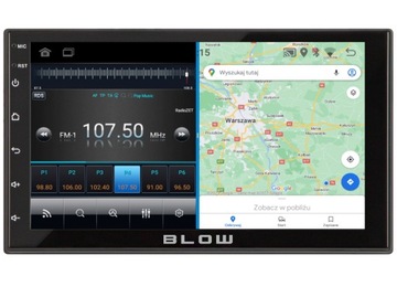 АВТОМОБИЛЬНОЕ РАДИО 2 DIN WiFi GPS ANDROID СИНИЙ