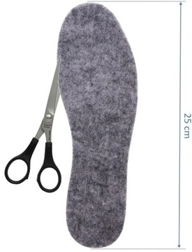 Стельки для обуви из фетра, толстый фетр, 6 мм, размер 38