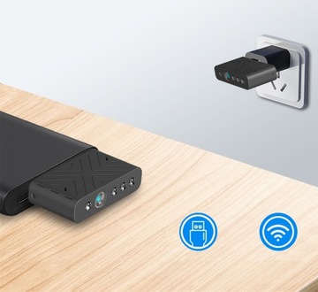 МИНИ-СКРЫТАЯ WIFI USB-КАМЕРА ИК-СВЕТОДИОДЫ ЖИВАЯ НОЧЬ