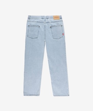 Męskie jasnoniebieskie spodnie jeansowe PROSTO jeansy Baggy Oyeah W30L32