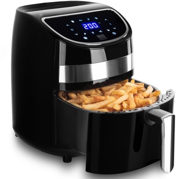 FRYTKOWNICA BEZTŁUSZCZOWA FRYTOWNICA 1900W 3,7L AIR FRYER LCD