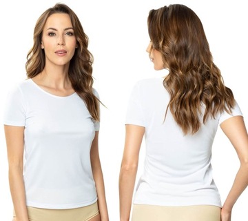DAMSKA KOSZULKA T SHIRT OTTO MEWA BIAŁA R.48