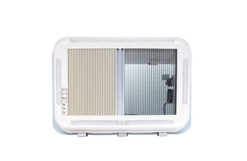 Мансардное окно для кемпера с москитной сеткой, ролетами, светодиодной подсветкой, 700х500 мм