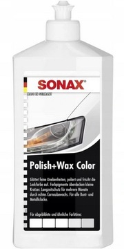 SREBRNY wosk koloryzujący Polish+Wax Color NANOTECHNOLOGIA SONAX 250 ml 944