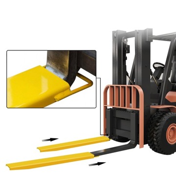 Удлинители вил VEVOR, удлинитель 72 x 5 дюймов