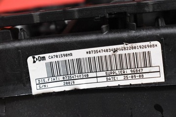 AIRBAG ULOŽENÍ VZDUCHOVÁ ŘIDIČE 70112020 LANCIA DELTA 3 III 08-14