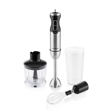Blender ręczny 3w1 1000W z siekaczem i końcówką do ubijania Hyundai HB1000
