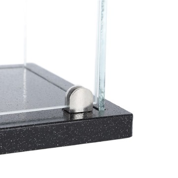 Каменный фонарь для дома и сада 25см черный Polystone Lantern