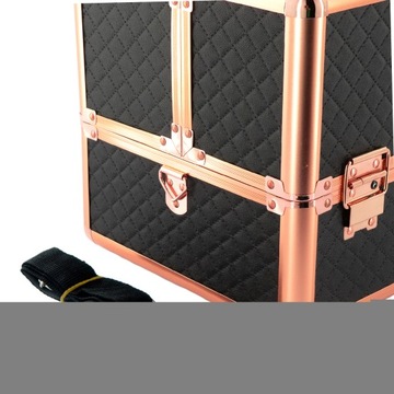 Косметичка СТЕГАНАЯ РОЗОВОЕ ЗОЛОТО для светильника