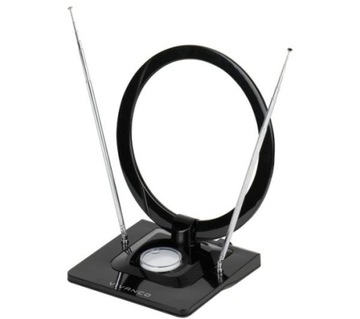 Antena DVB-T2 Pokojowa Wewnętrzna Wzmacniacz Filtr GSM Vivanco TVA 3050